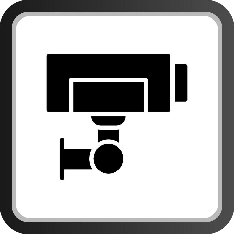 Cctv Camera Creative Icon Design vector