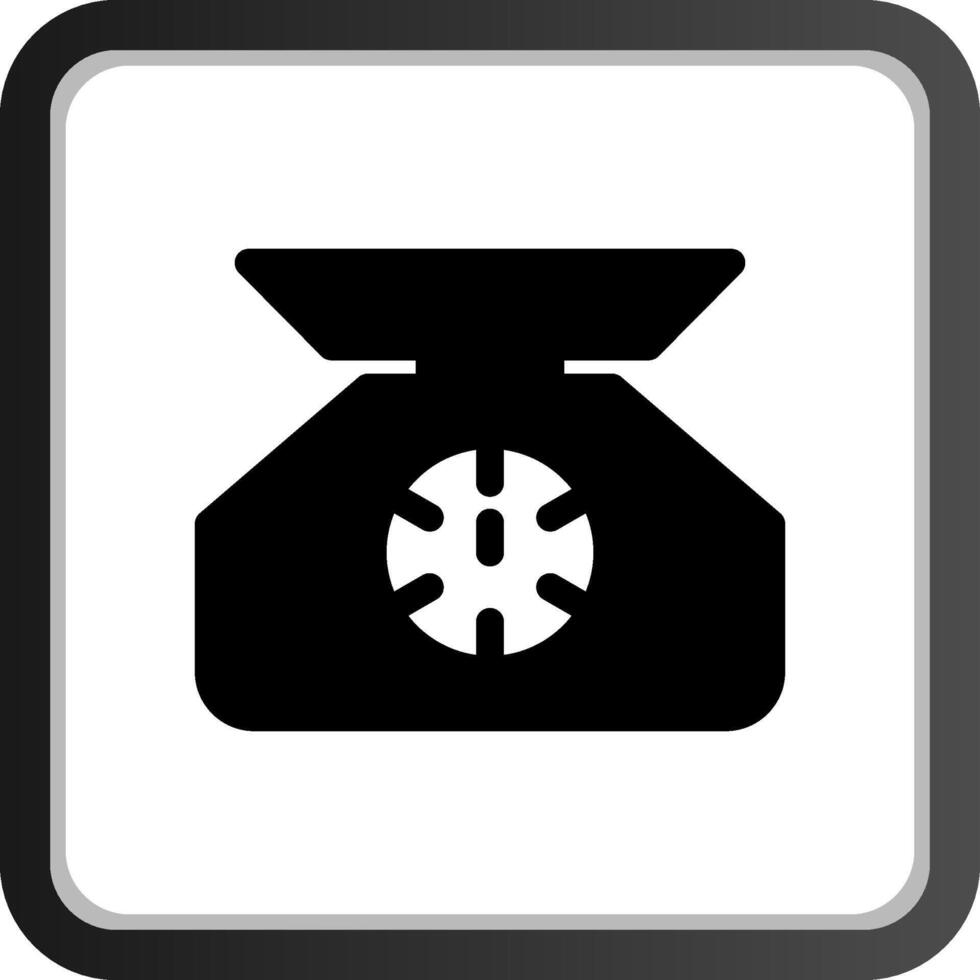 Weight Scale Creative Icon Design vector