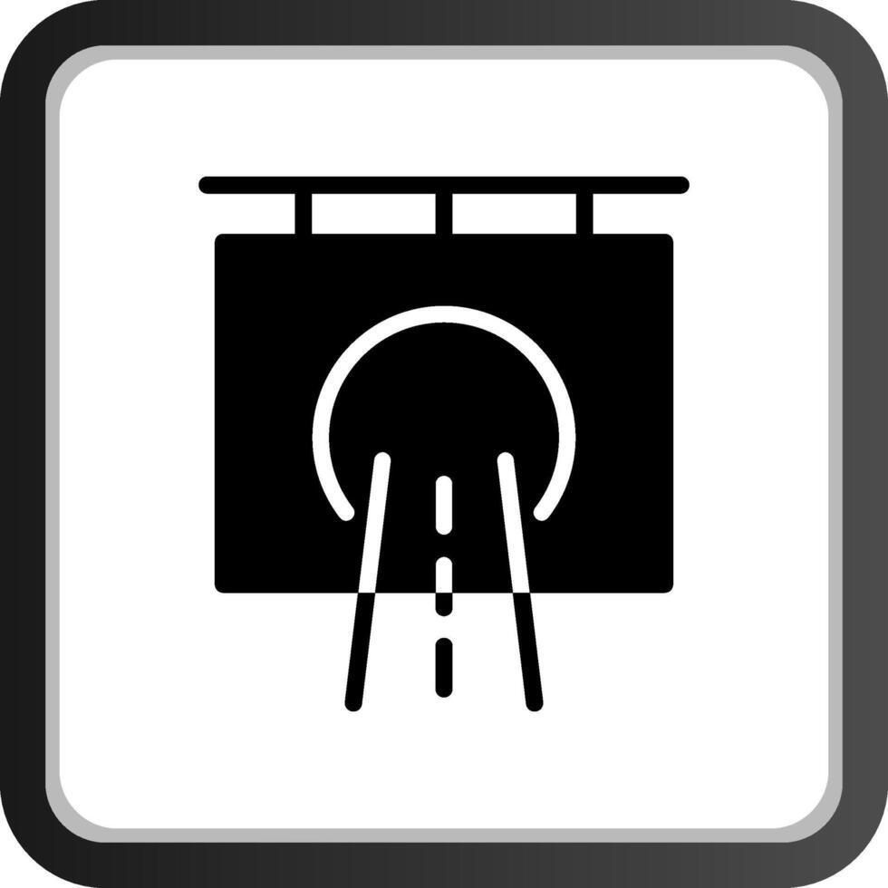 diseño de icono creativo de túnel vector