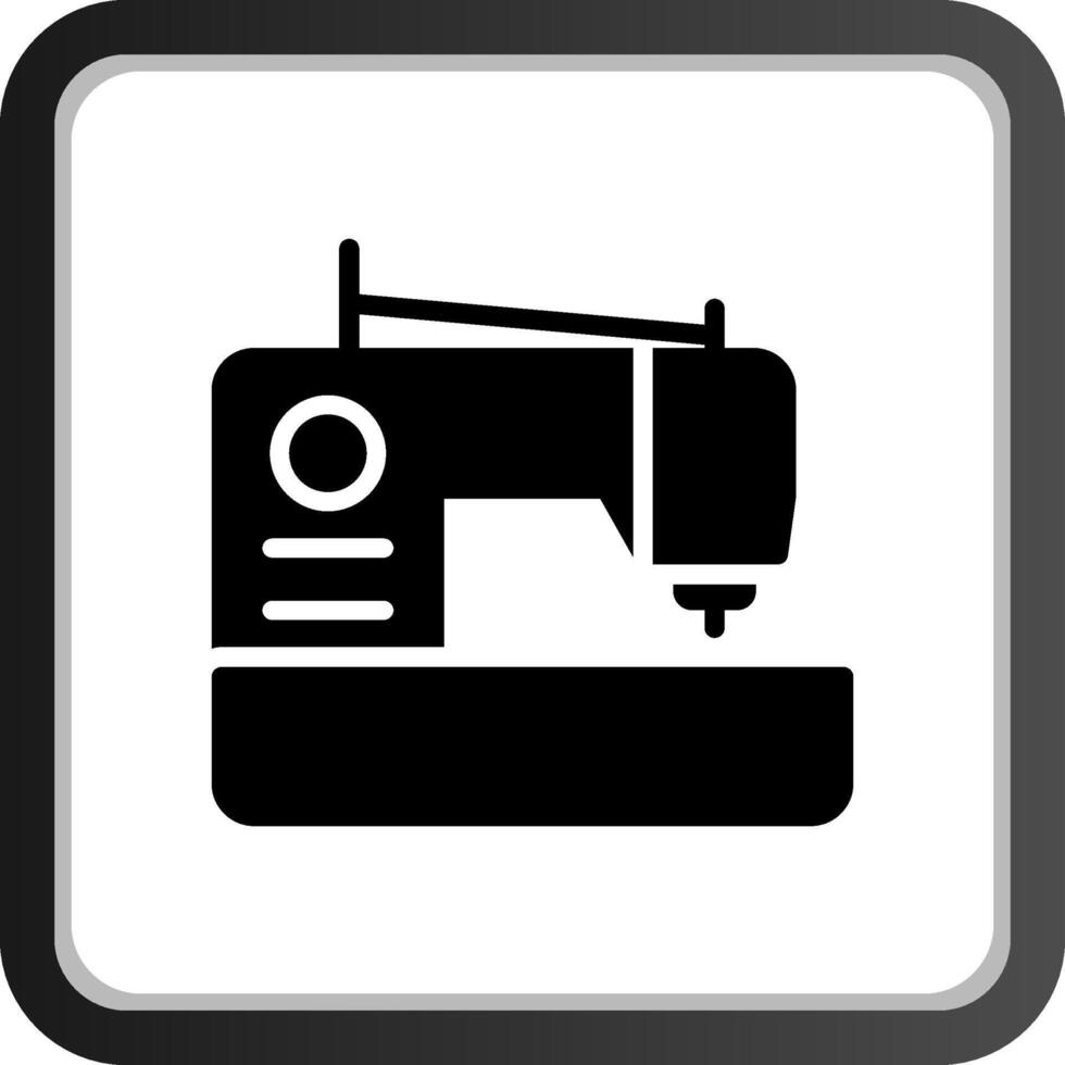 Sewing Machine Creative Icon Design vector