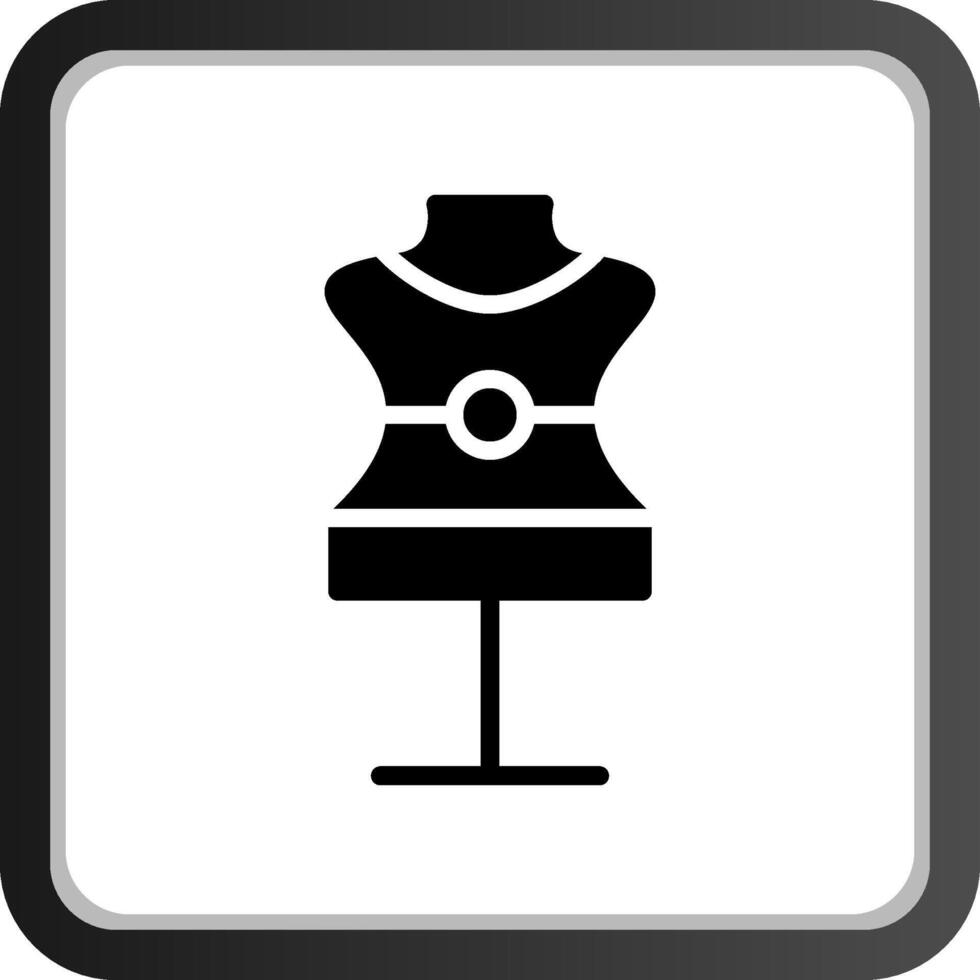 diseño de icono creativo de maniquí vector