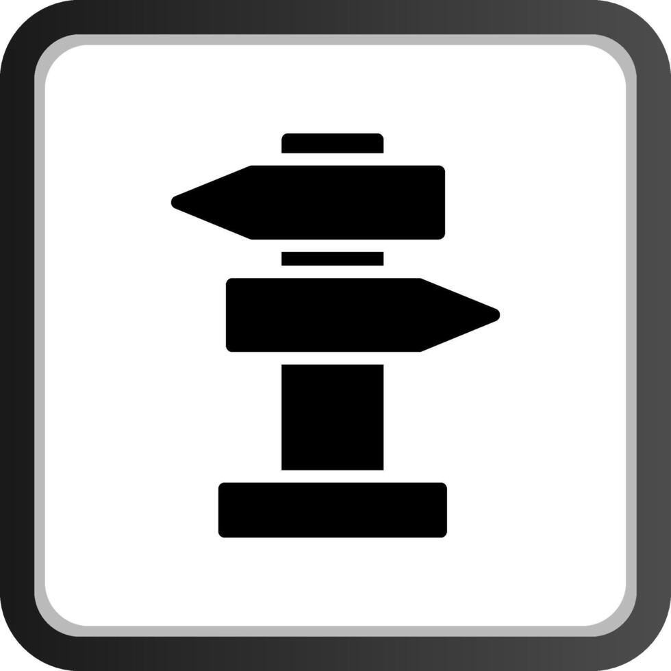 Road Sign Creative Icon Design vector