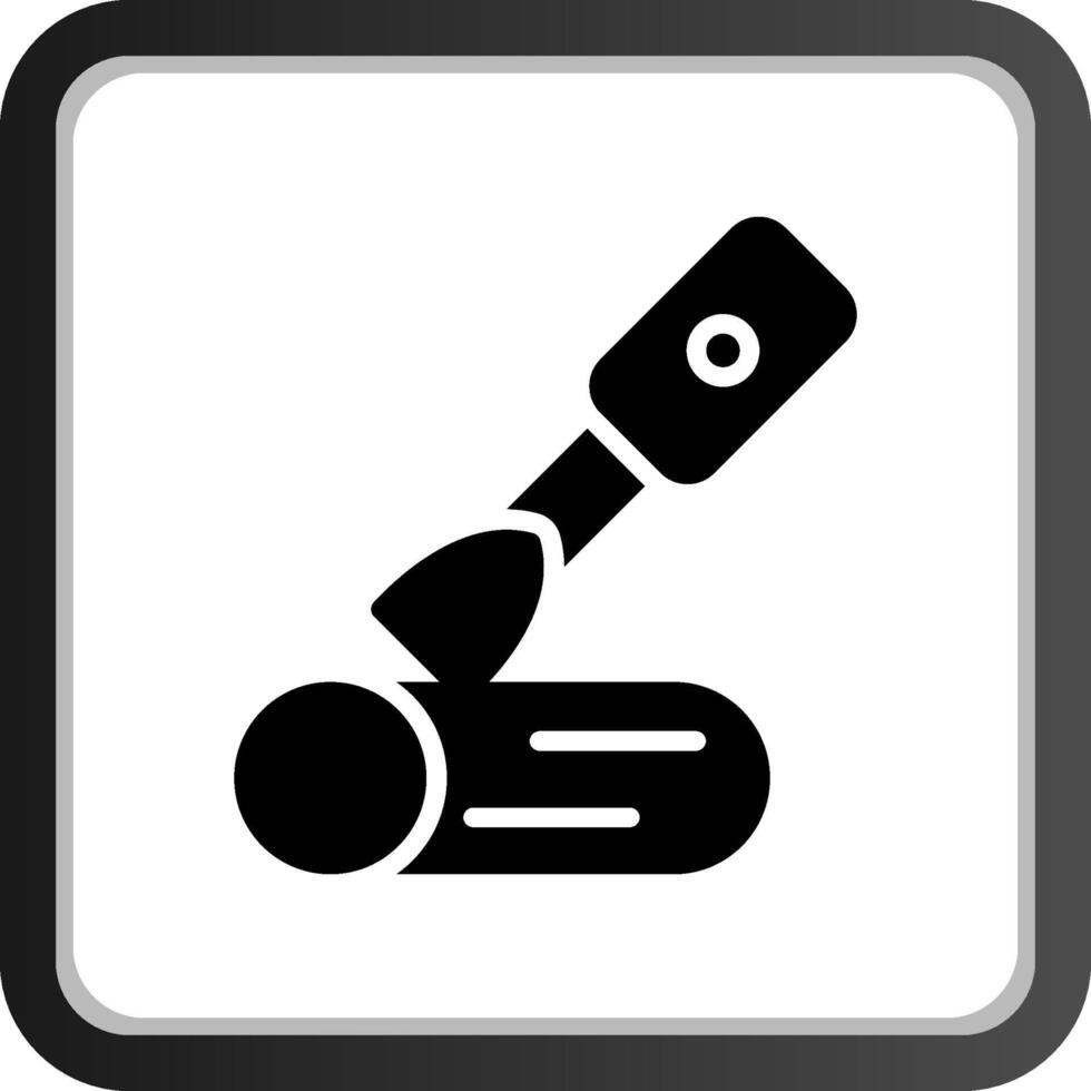 Wood Carving Creative Icon Design vector
