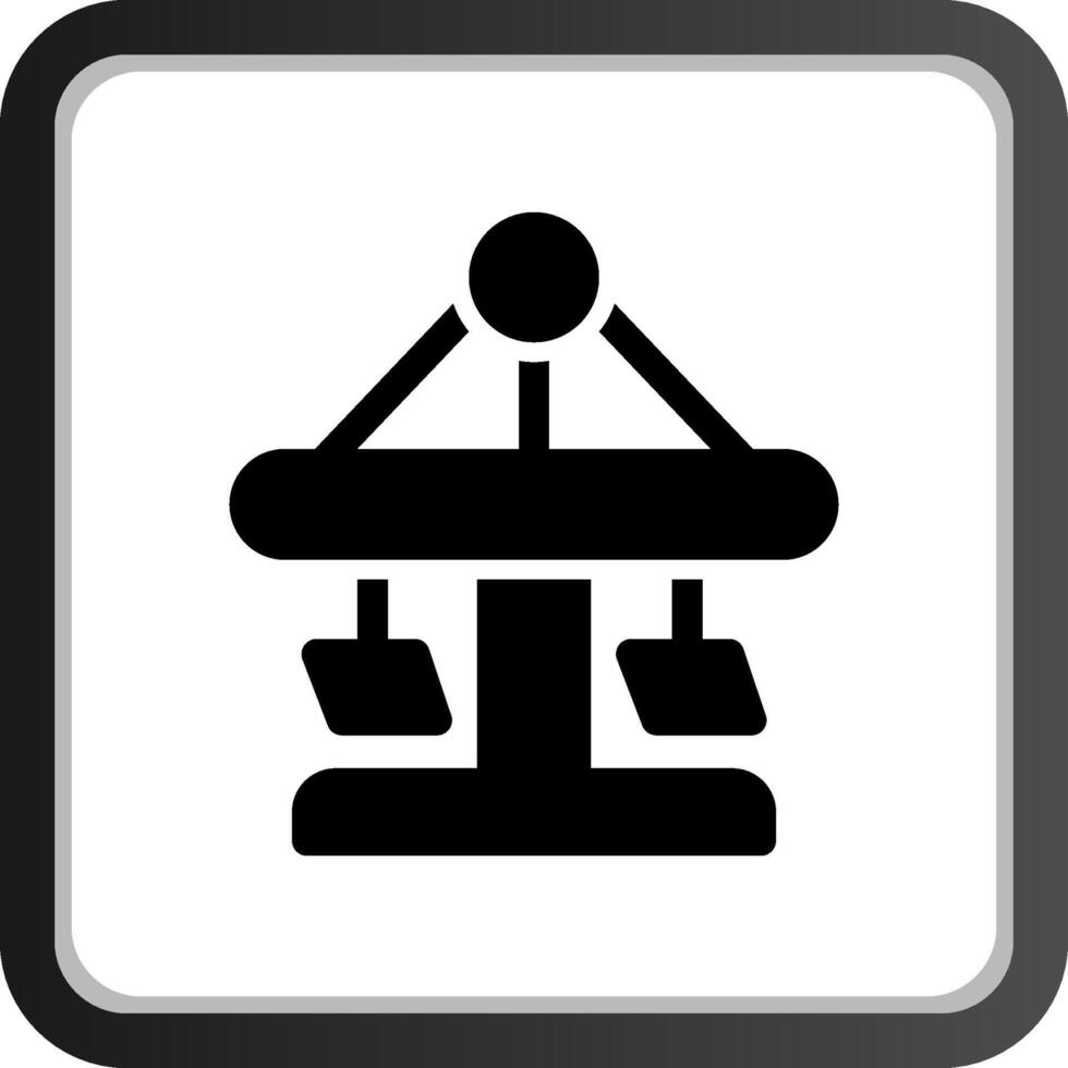 Merry Go Round Creative Icon Design vector