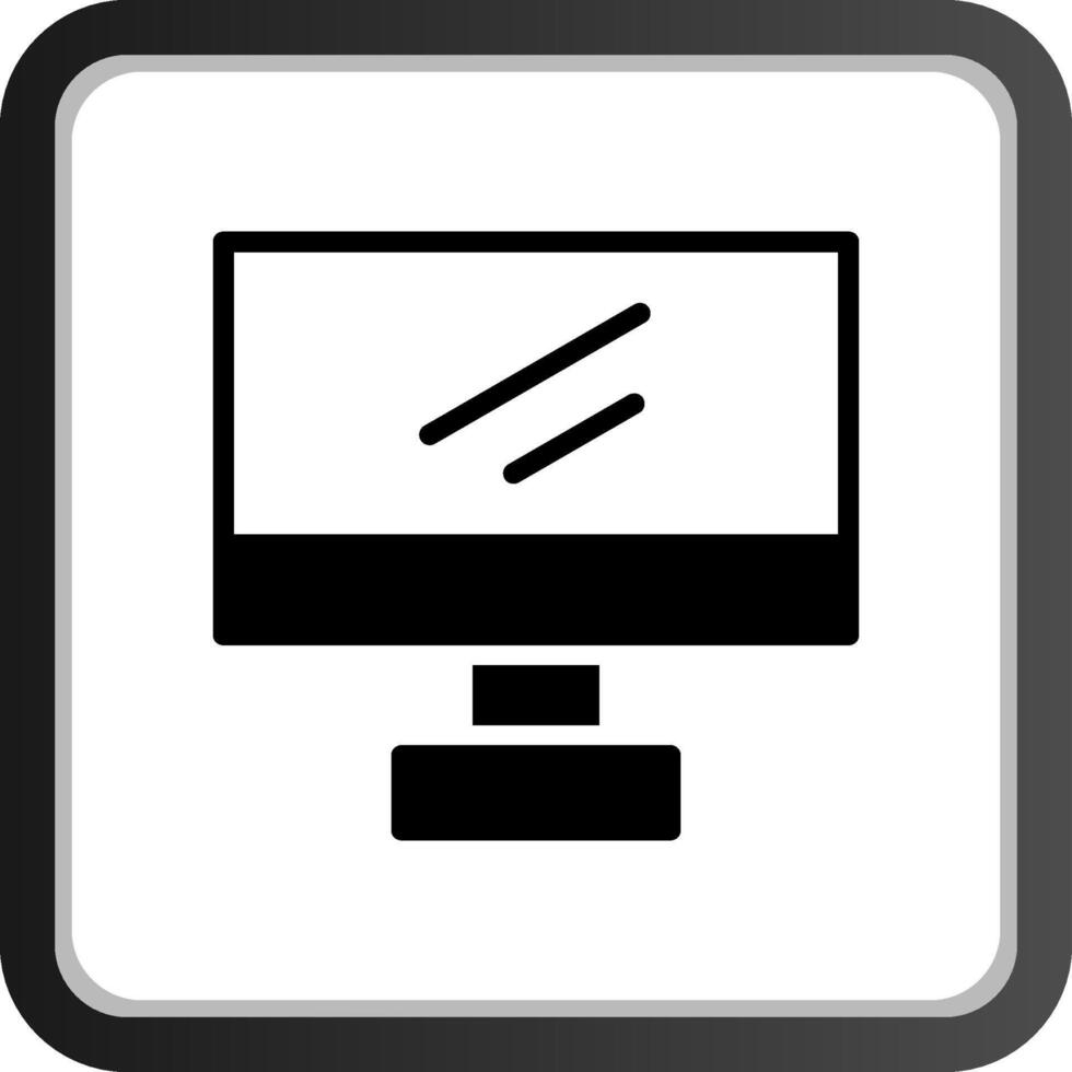 diseño de icono creativo lcd vector