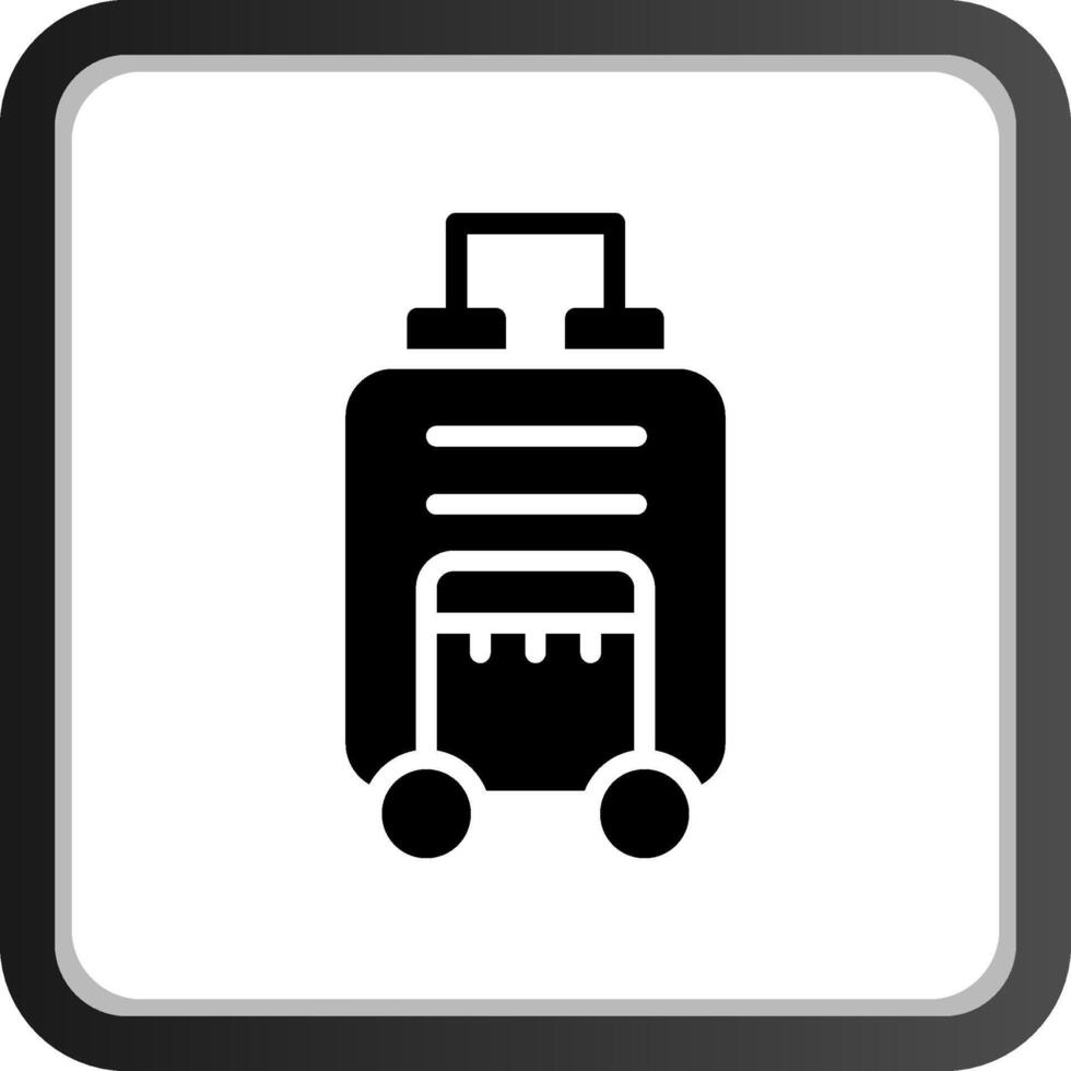 Travel Bag Creative Icon Design vector