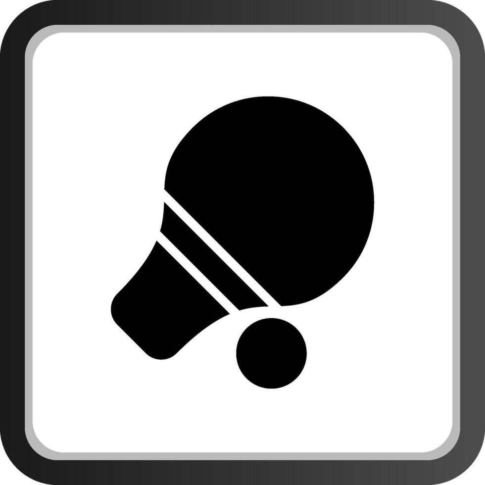Ping Pong Creative Icon Design vector