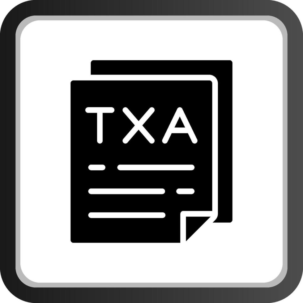diseño de icono creativo de impuestos vector