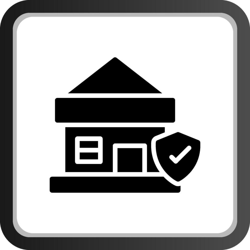 Home Insurance Creative Icon Design vector