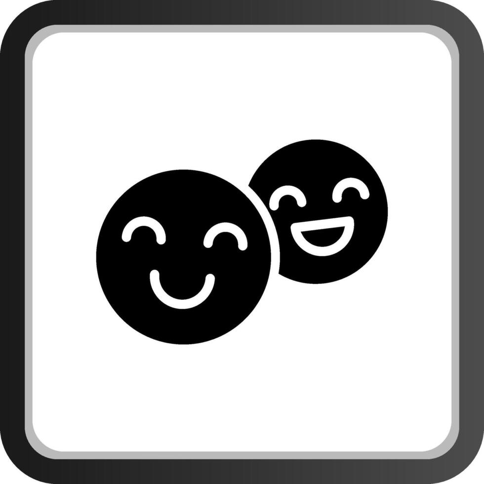 Happiness Creative Icon Design vector