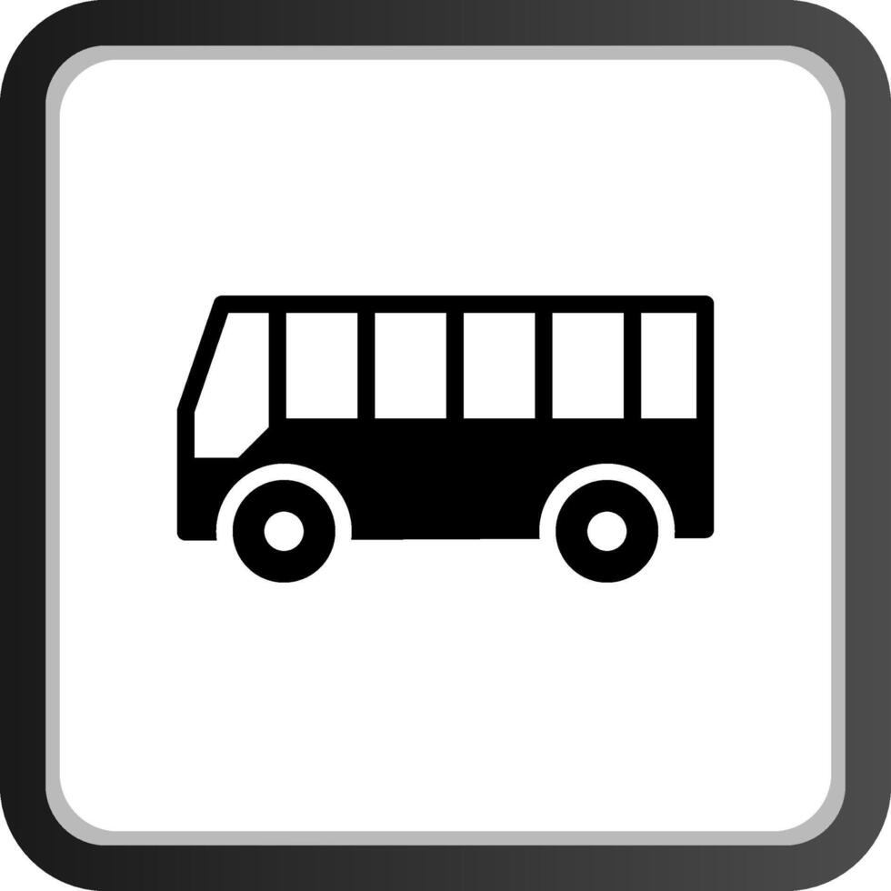 Bus Creative Icon Design vector