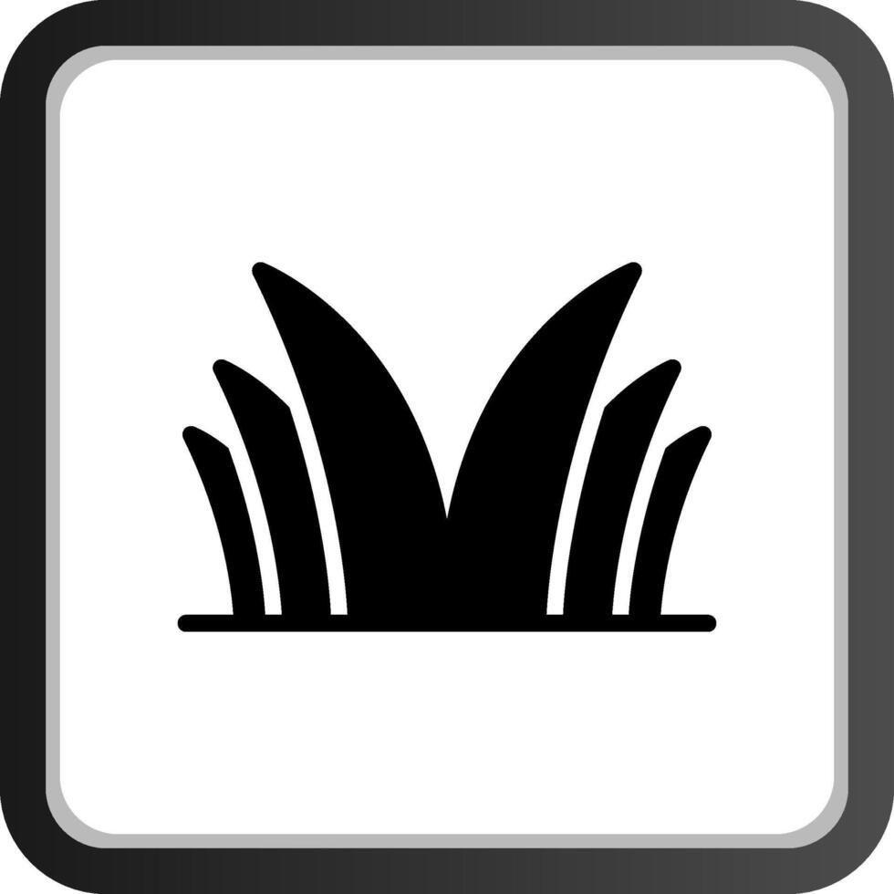 Grass Creative Icon Design vector