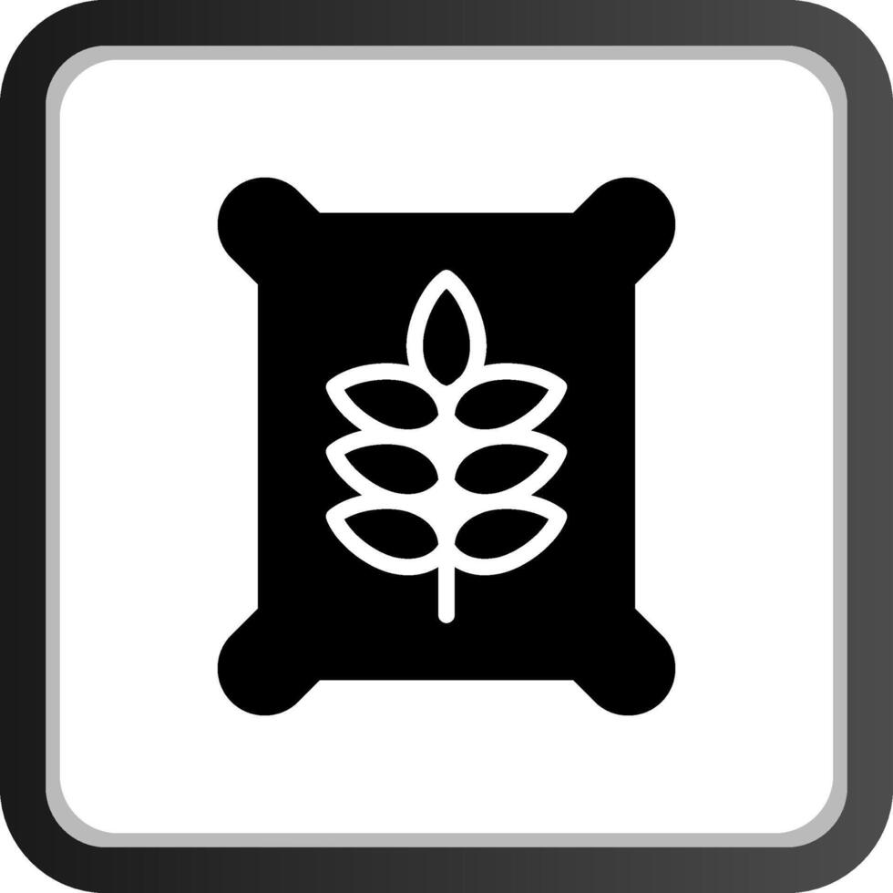 Seed Bag Creative Icon Design vector