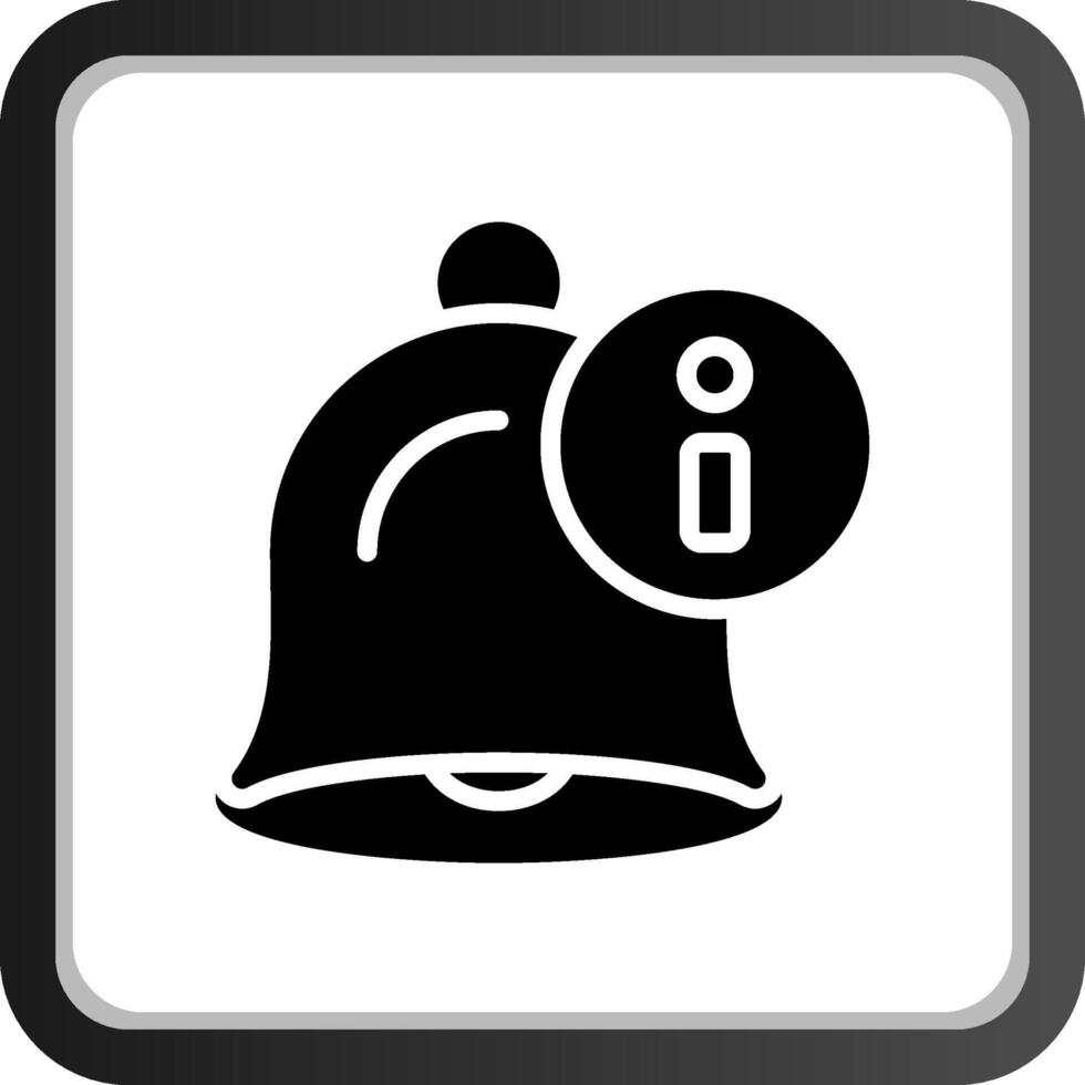 Notification Bell Creative Icon Design vector