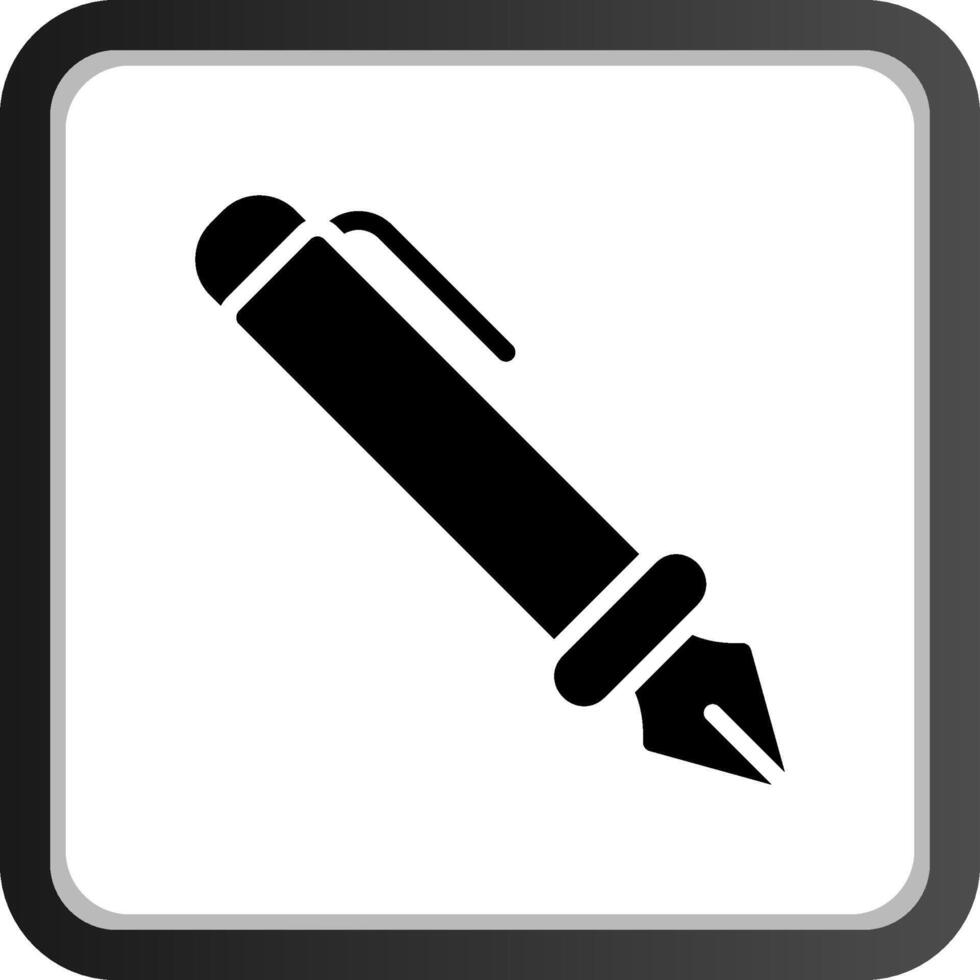 Fountain Pen Creative Icon Design vector