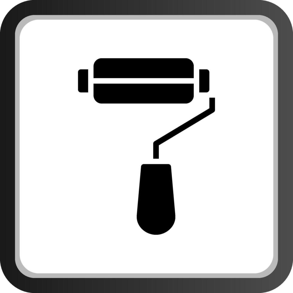 Paint Roller Creative Icon Design vector