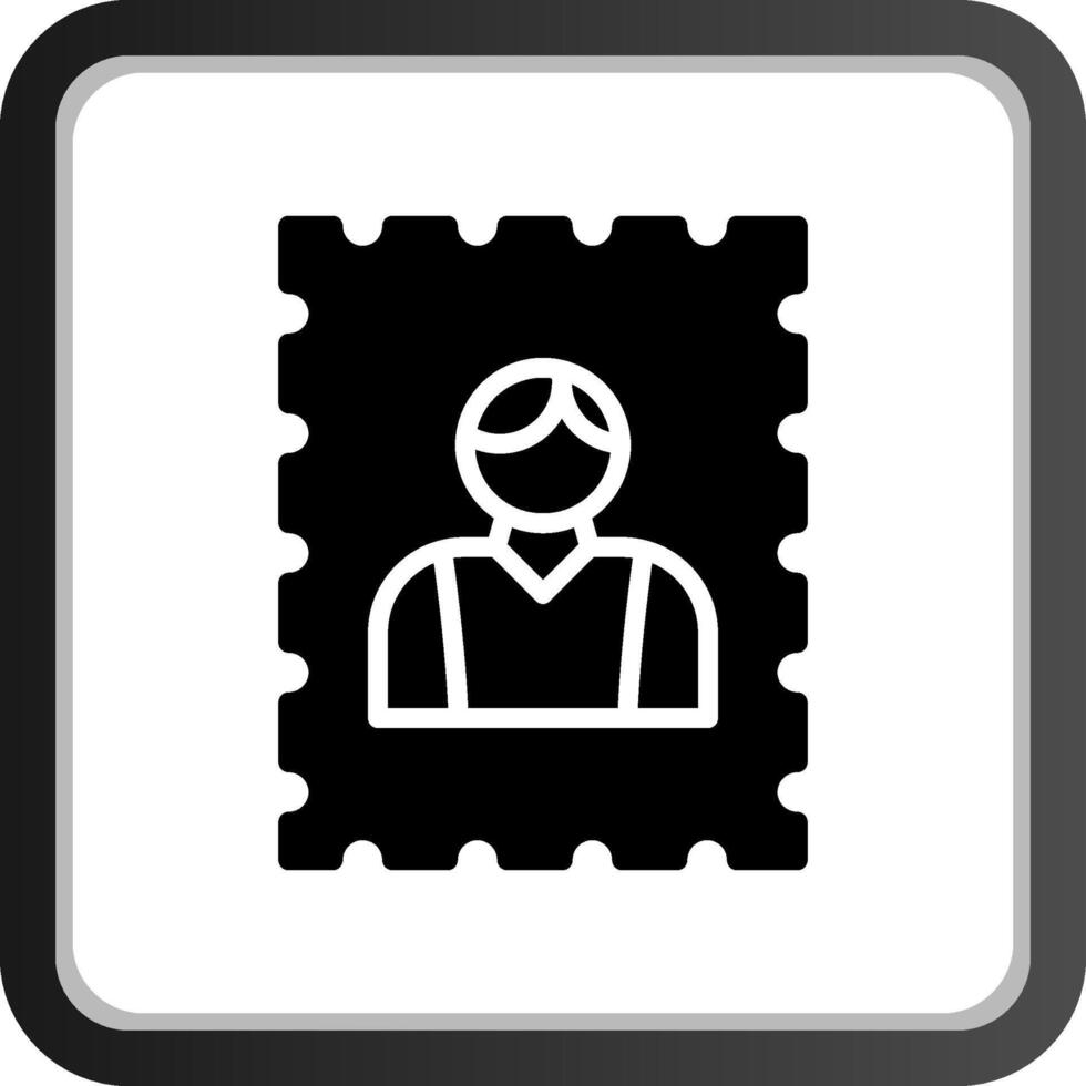 Stamp picture Creative Icon Design vector