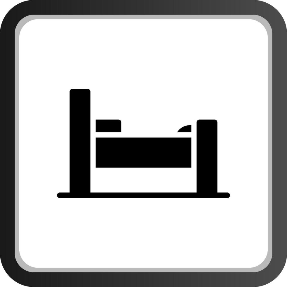 Bed Creative Icon Design vector