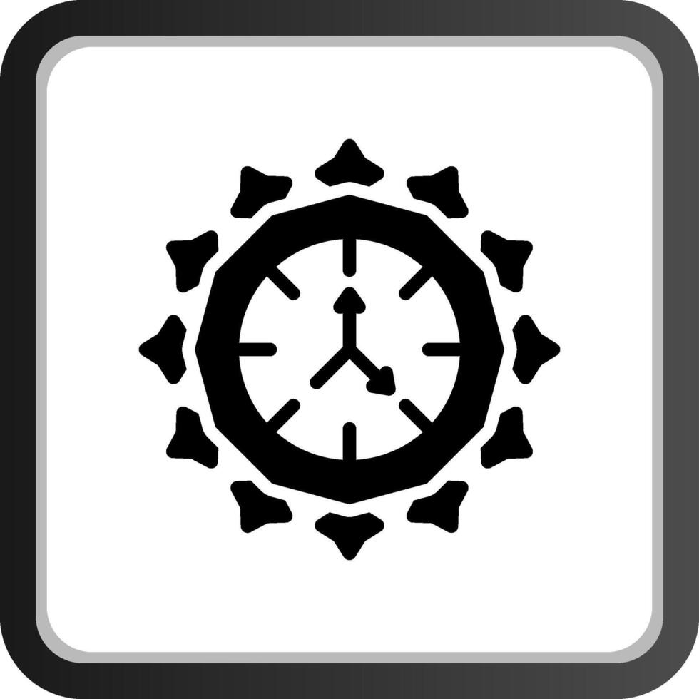 diseño de icono creativo de reloj vector