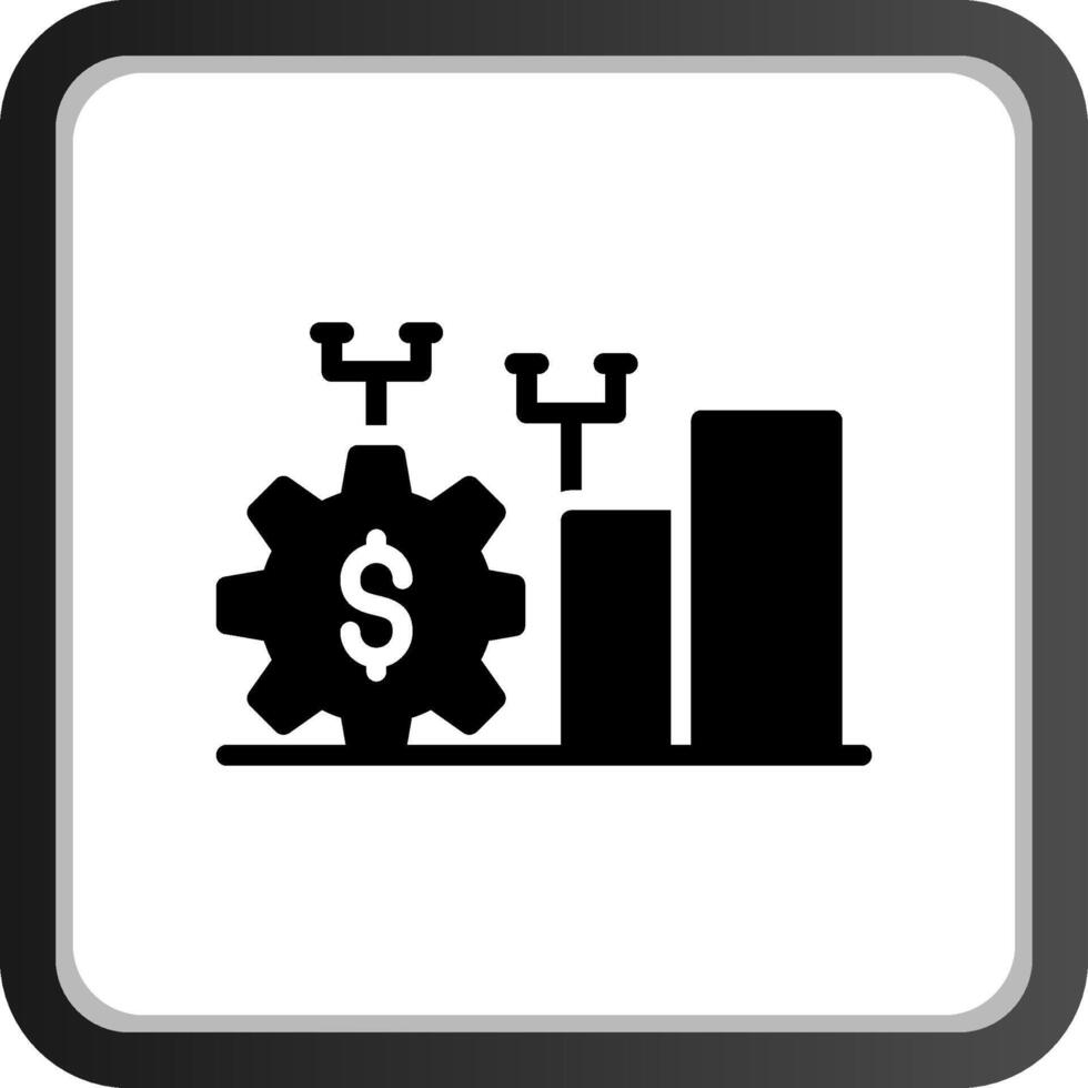 diseño de icono creativo de economía digital vector