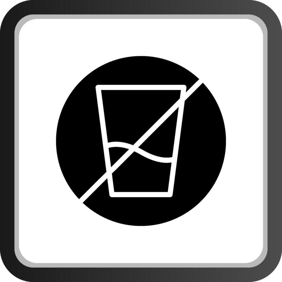 No Soft Drink Creative Icon Design vector