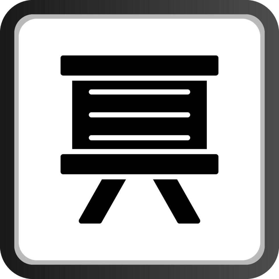 White Board Creative Icon Design vector