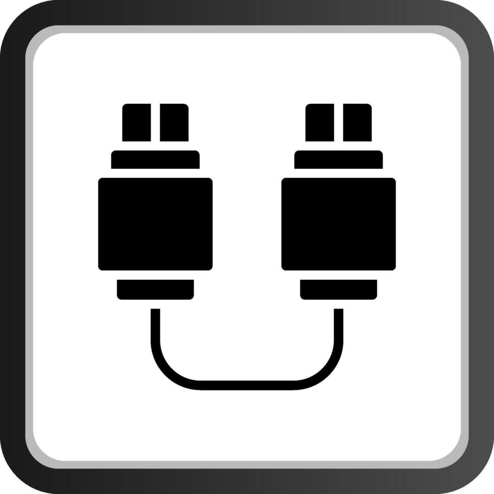 diseño de icono creativo de conexión usb vector