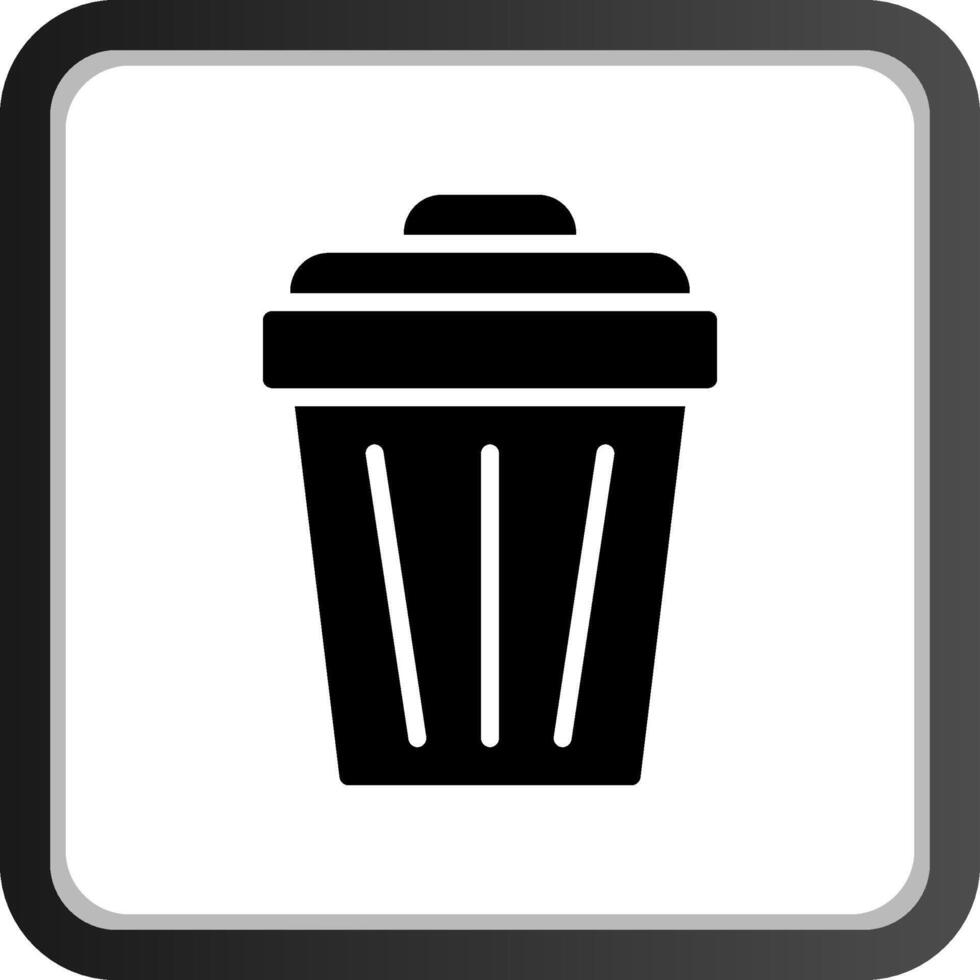 Trash Can Creative Icon Design vector