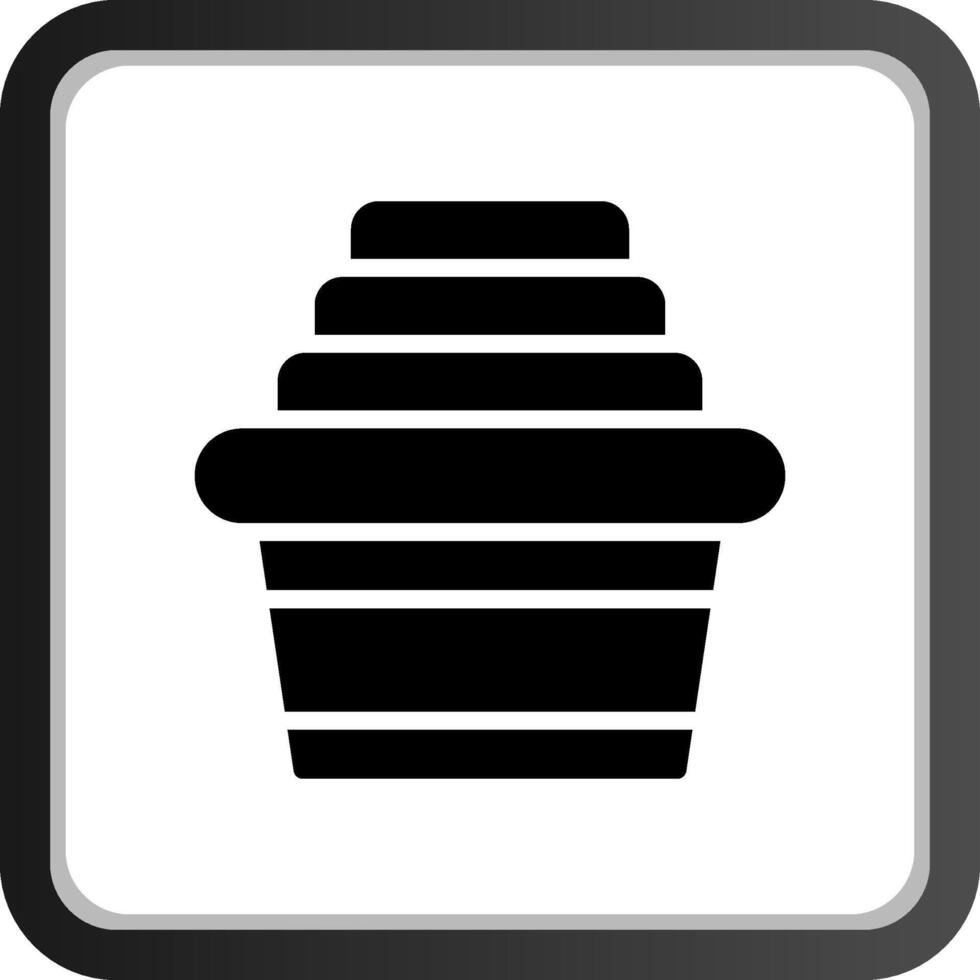 Laundry Basket Creative Icon Design vector