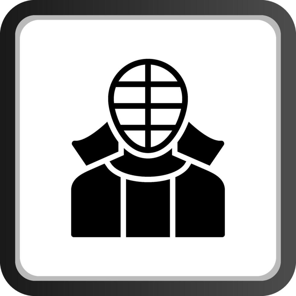 diseño de icono creativo de kendo vector