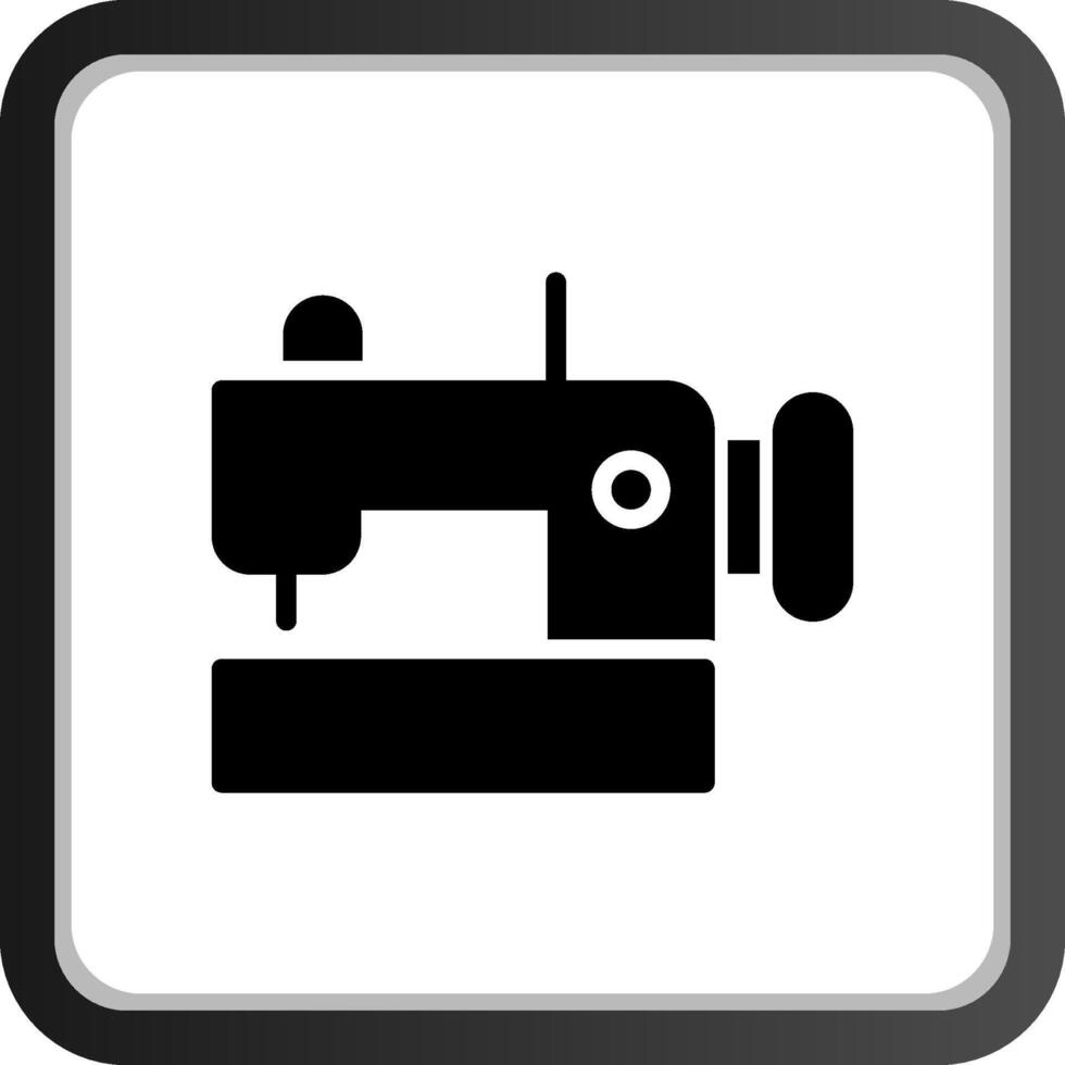 Sewing Machine Creative Icon Design vector