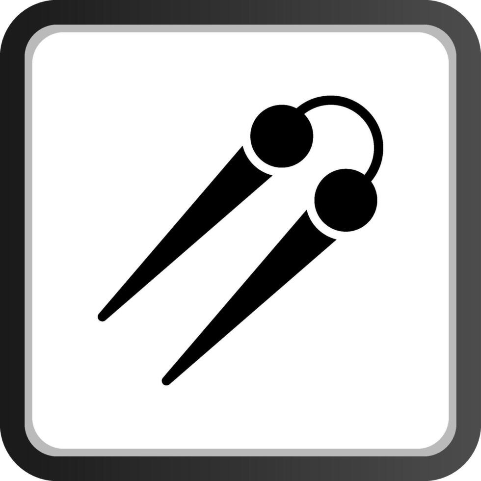 Knitting Needles Creative Icon Design vector