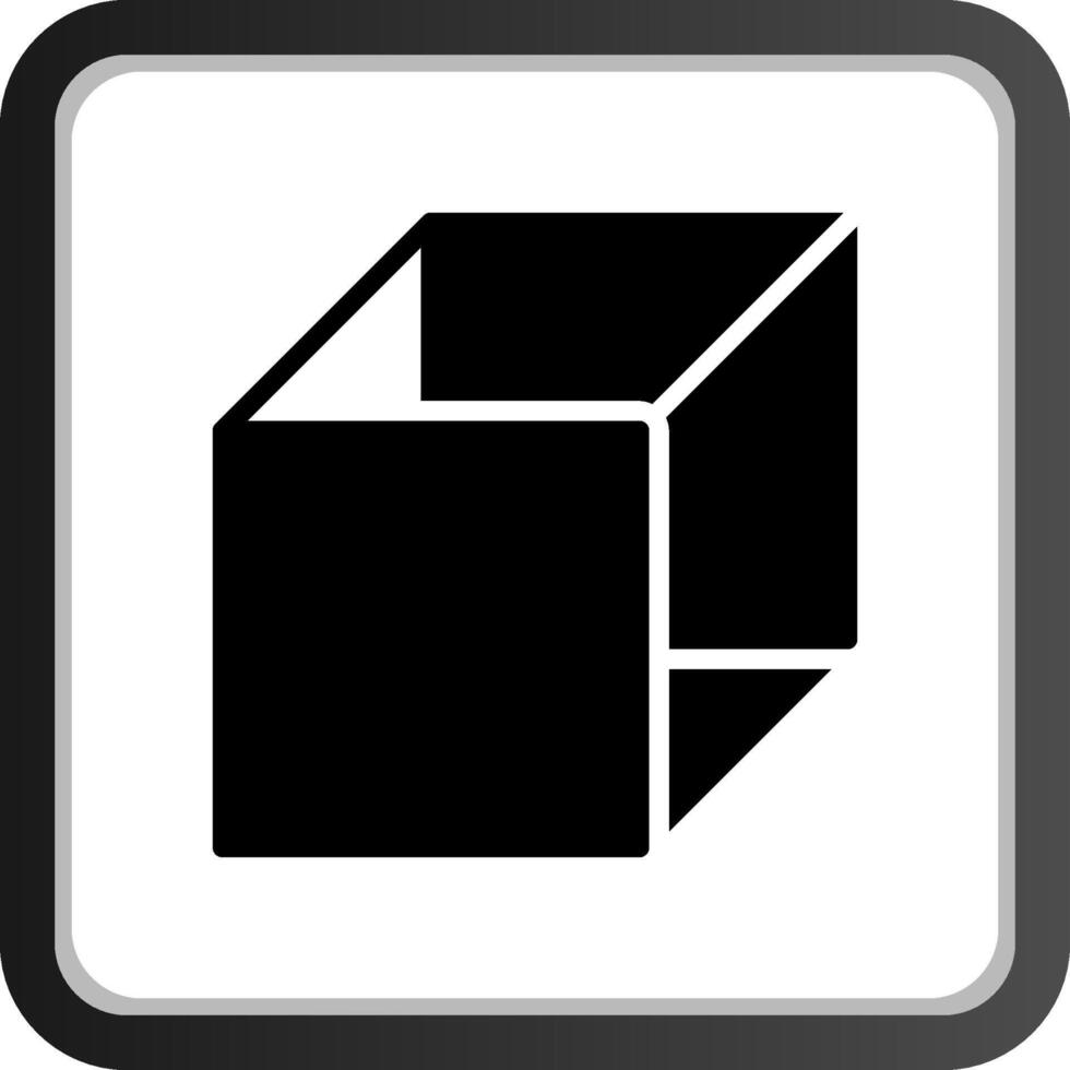 3d Cube Creative Icon Design vector