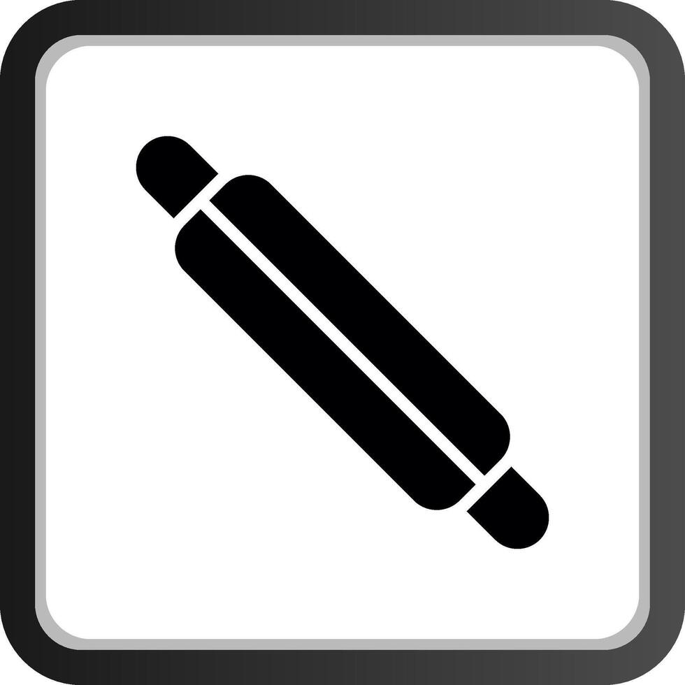 Rolling Pin Creative Icon Design vector