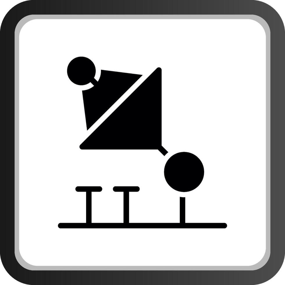 diseño de icono creativo de radar vector