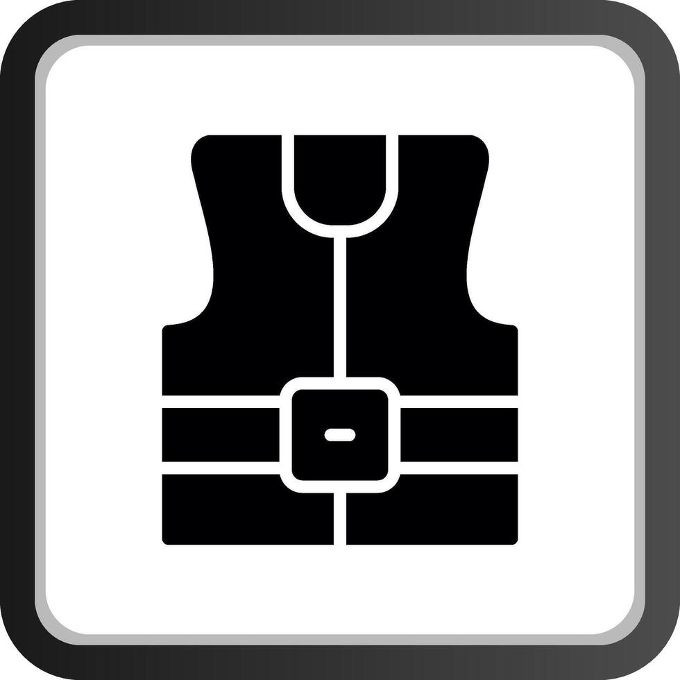 Lifejacket Creative Icon Design vector