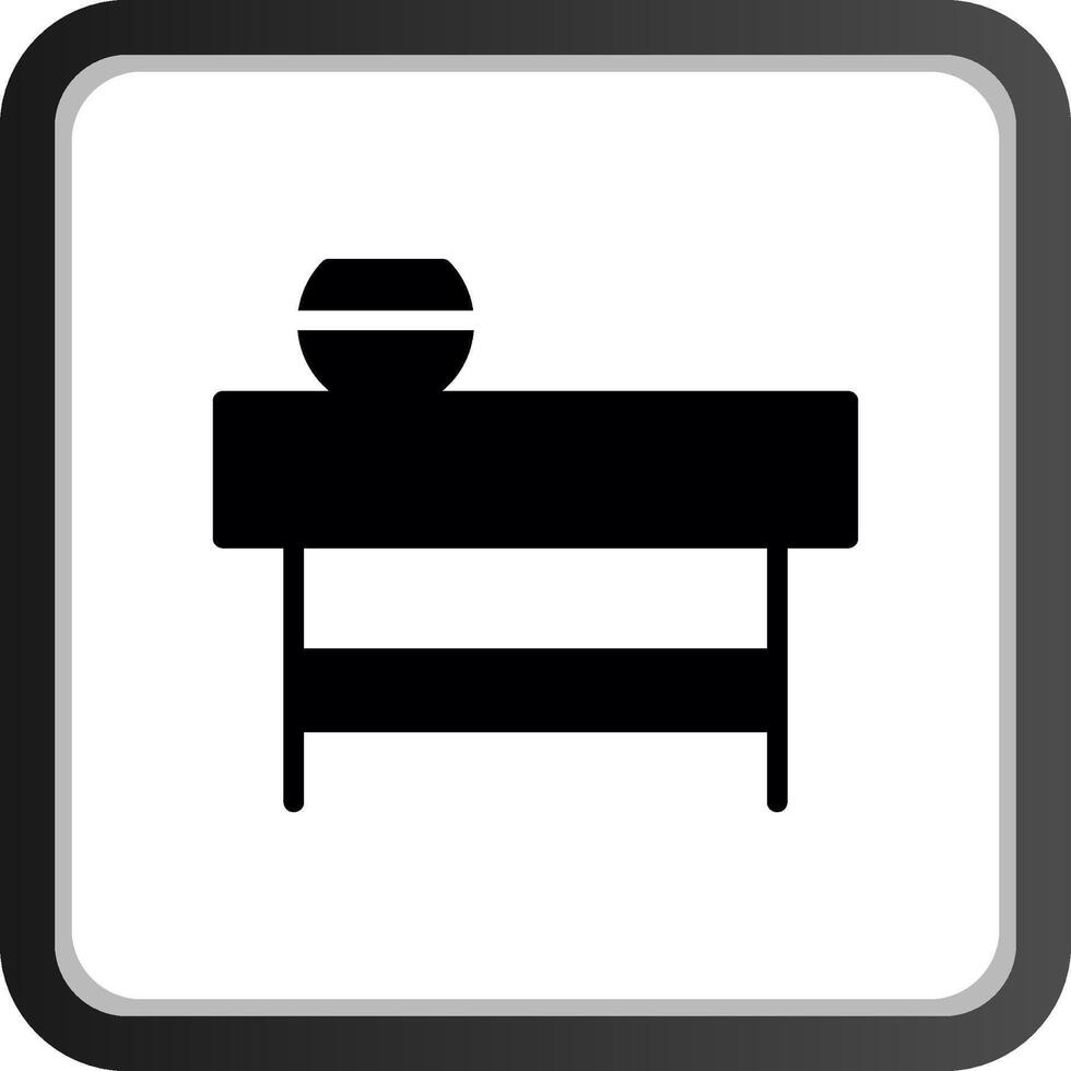 Tea Table Creative Icon Design vector