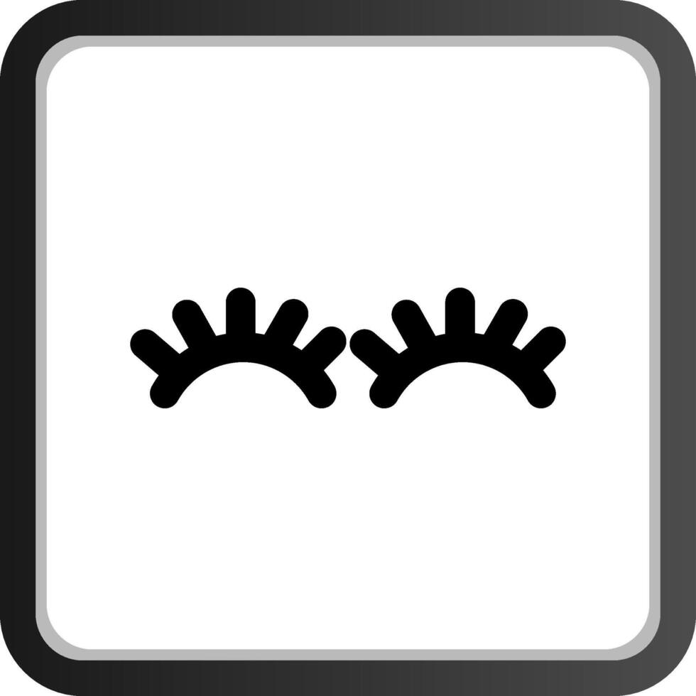 Eyelashes Creative Icon Design vector