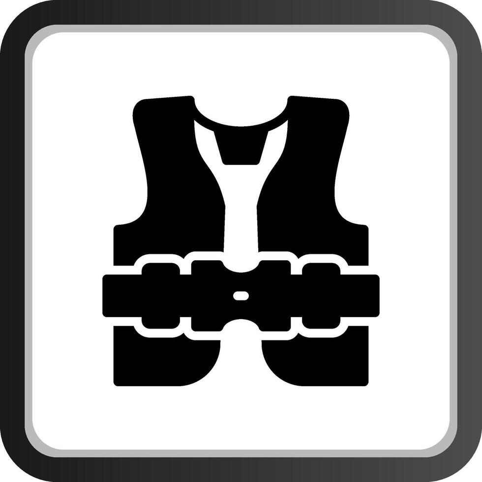 Life Jacket Creative Icon Design vector