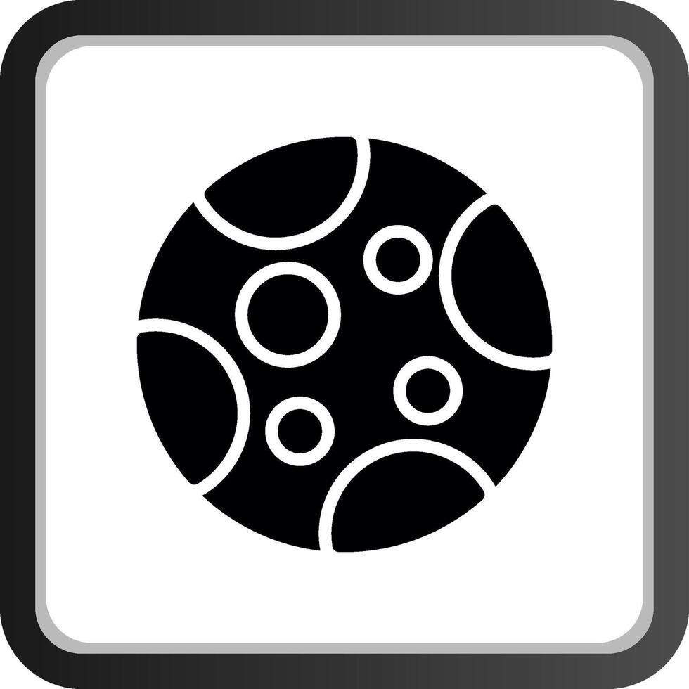 diseño de icono creativo de luna vector