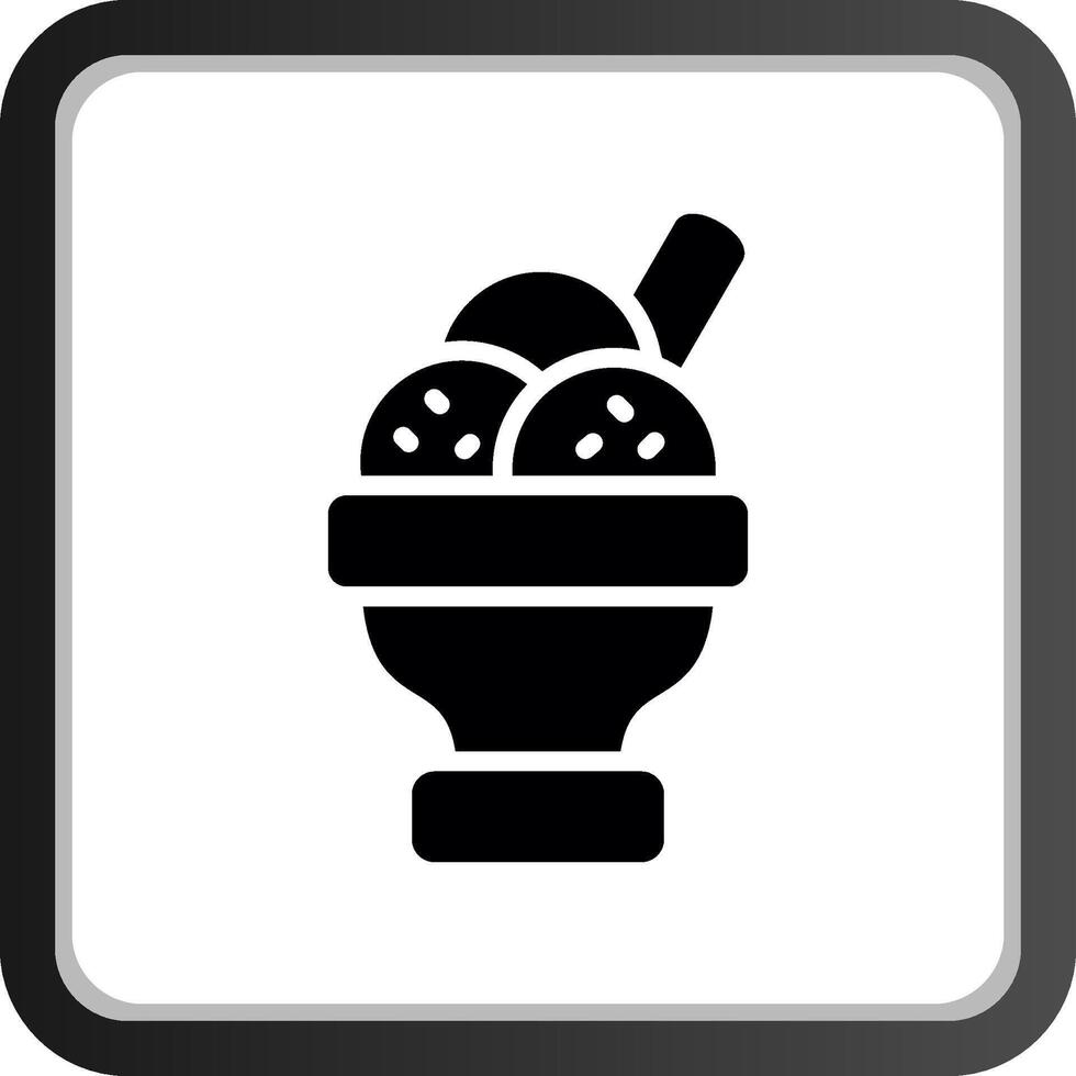 diseño de icono creativo de postre vector