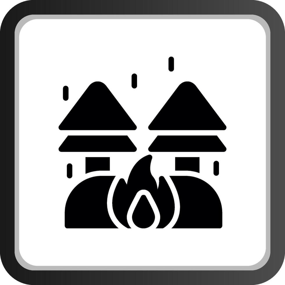 Fire Creative Icon Design vector