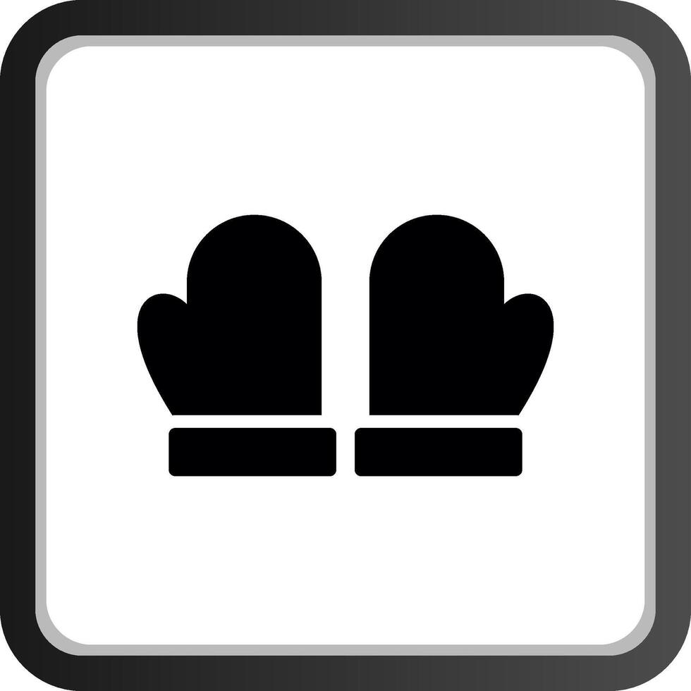 Kitchen Glove Creative Icon Design vector
