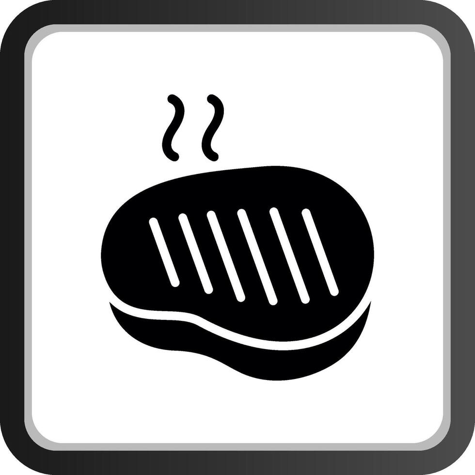 Steak Creative Icon Design vector