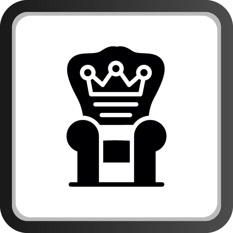 Throne Creative Icon Design vector