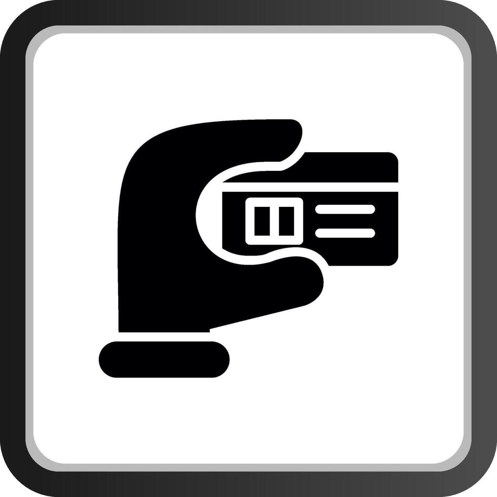 Credit Card Creative Icon Design vector