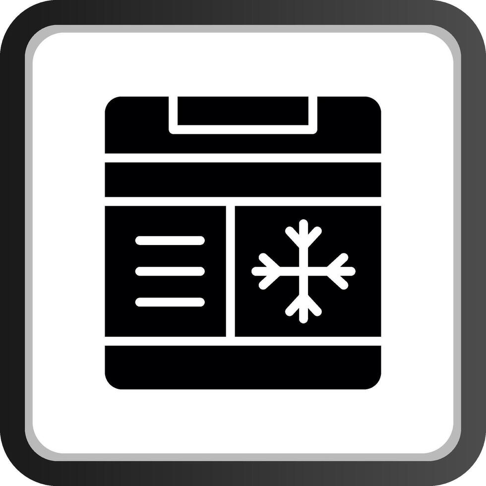 Freezer Creative Icon Design vector