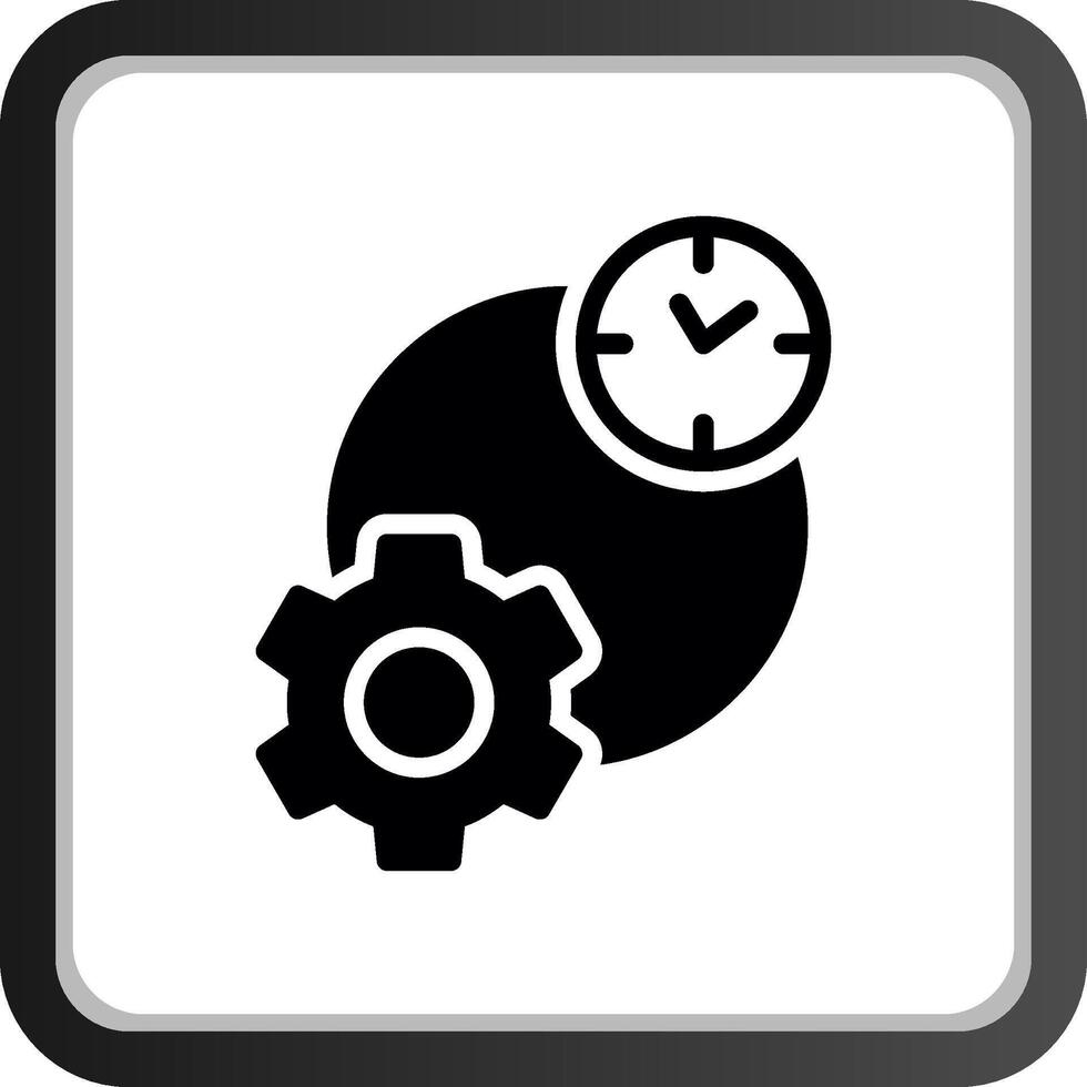 Work Time Creative Icon Design vector