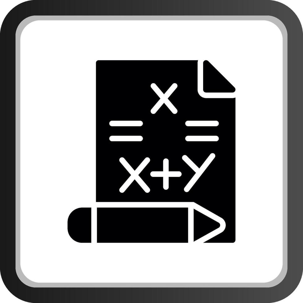 Maths Creative Icon Design vector