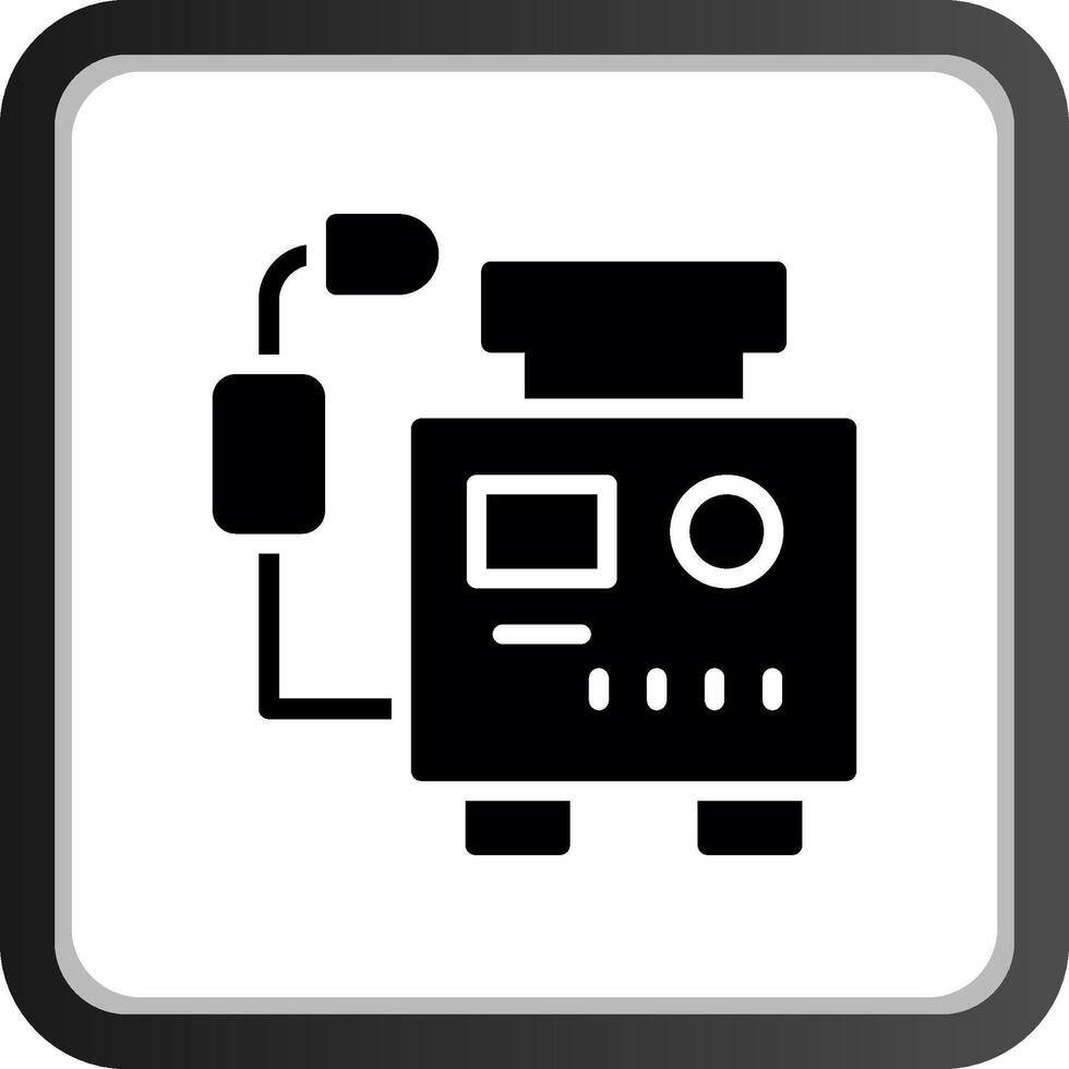 Welding Machine Creative Icon Design vector